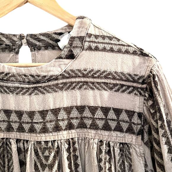 Devotion Twins Ella Midi Dress Small Flowy Anthropologie Stripe Boho Bohemian - Picture 5 of 10